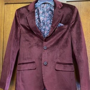 Boys velvet jacket
